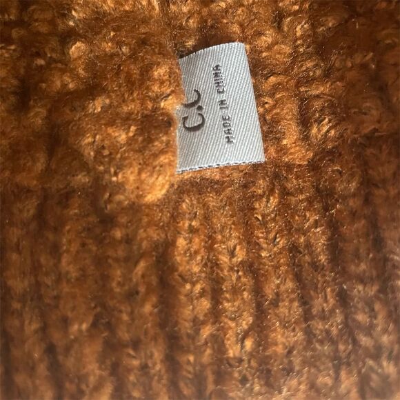 C.C Lattice Stitch Fur Pom Beanie Brown Unisex Adults Winter Hat One Size - Picture 3 of 3